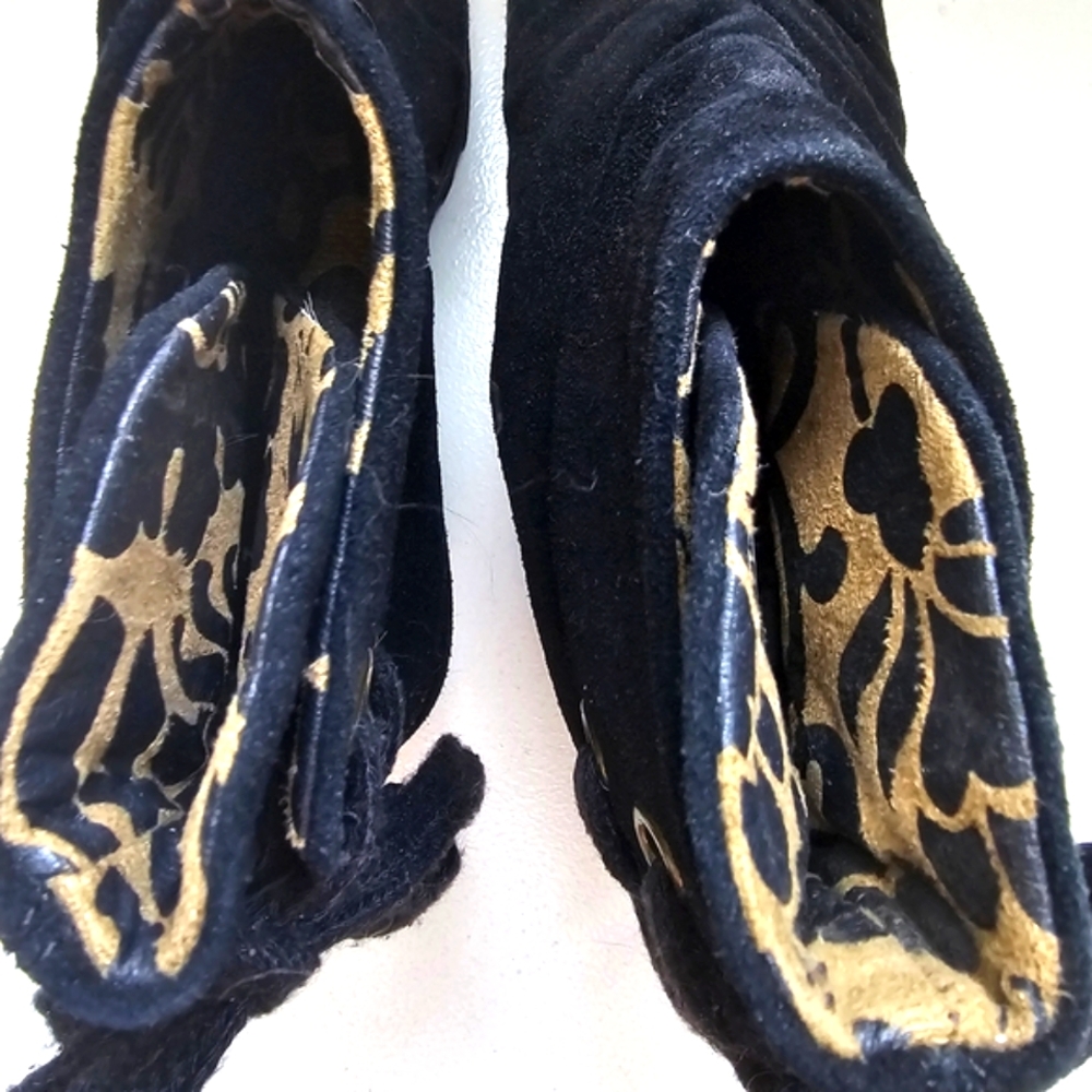 Fly London Black Suede Boots - Picture 3 of 4